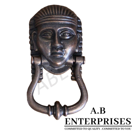 Cast Iron Decorative Egyptian Face Door Knocker by A.B. Enterprises India