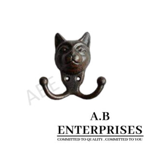 Cast Iron Decorative Cat Vintage Hook