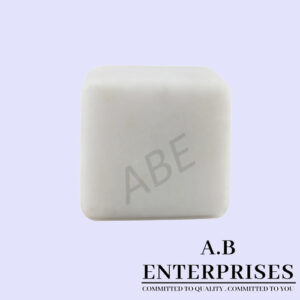 Marble Stone Cabinet Knob in white pattern by A.B. Enterprises India