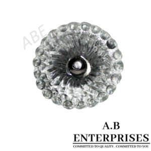 Glass Cabinet Knob Flower Design by A.B. Enterprises India