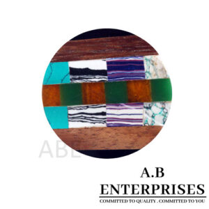 Wooden Cabinet Knob with multicolor design by A.B. Enterprises India