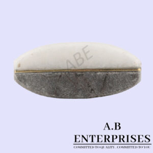 Marble Stone Cabinet Knob in Black n White pattern by A.B. Enterprises India