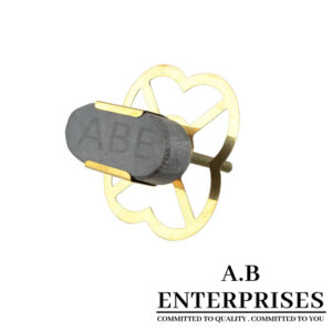 Marble Stone Cabinet Knob in black pattern by A.B. Enterprises India
